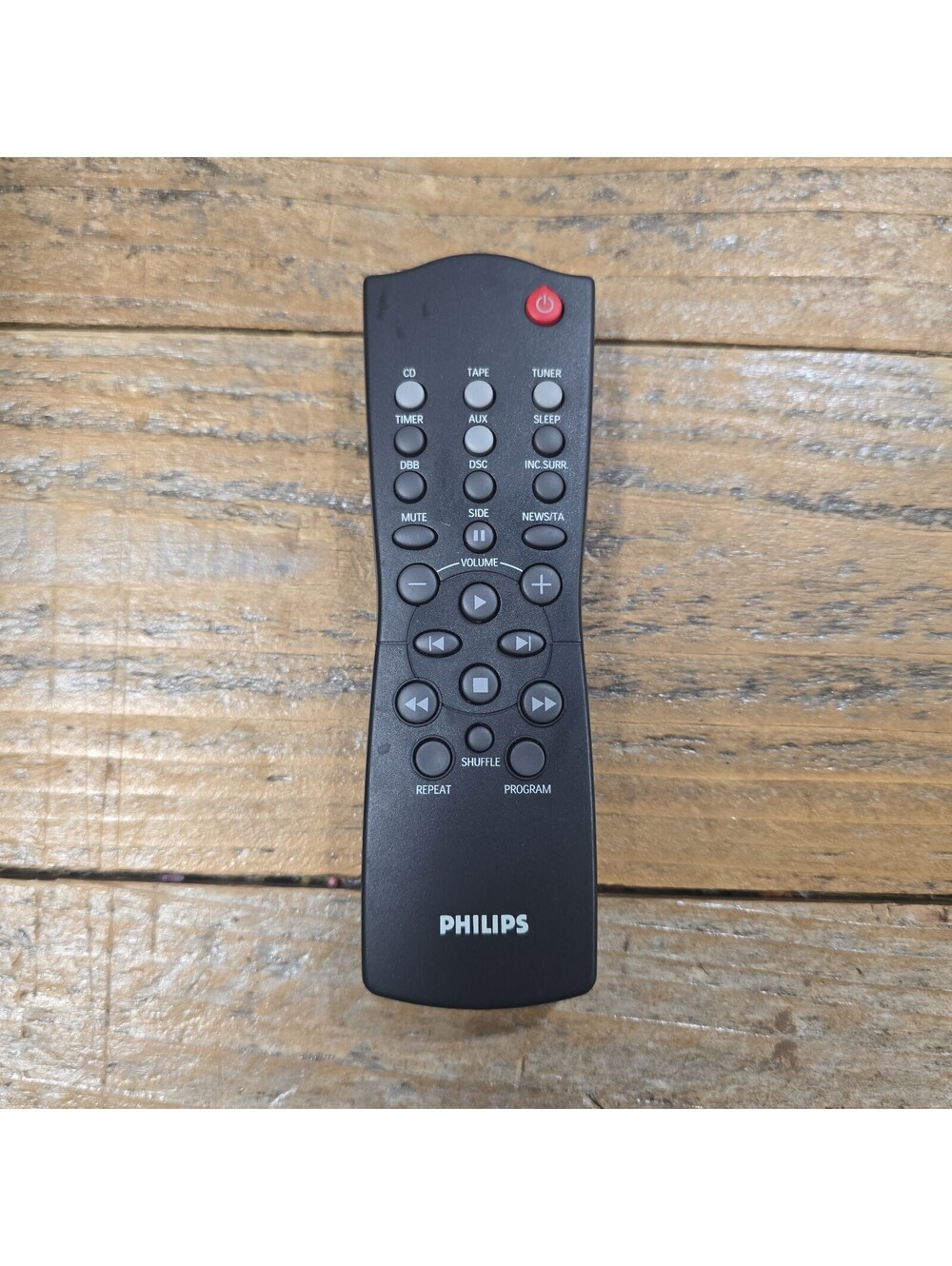 Genuine Philips RC282424/01 Remote Control -Black